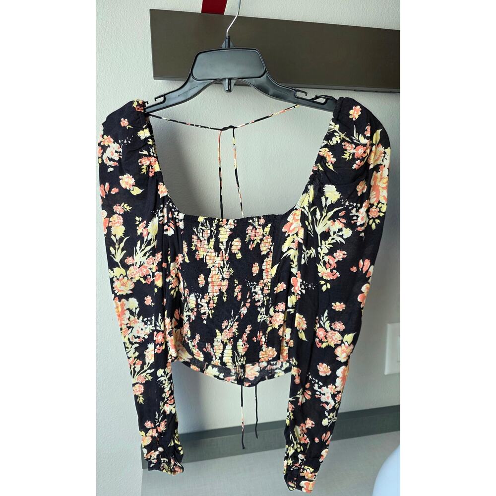 NWT Free People Hilary Print Floral Crop Top Boho XS - Picture 4 of 10